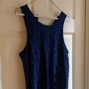 Speechless Navy Lace Mini Dress